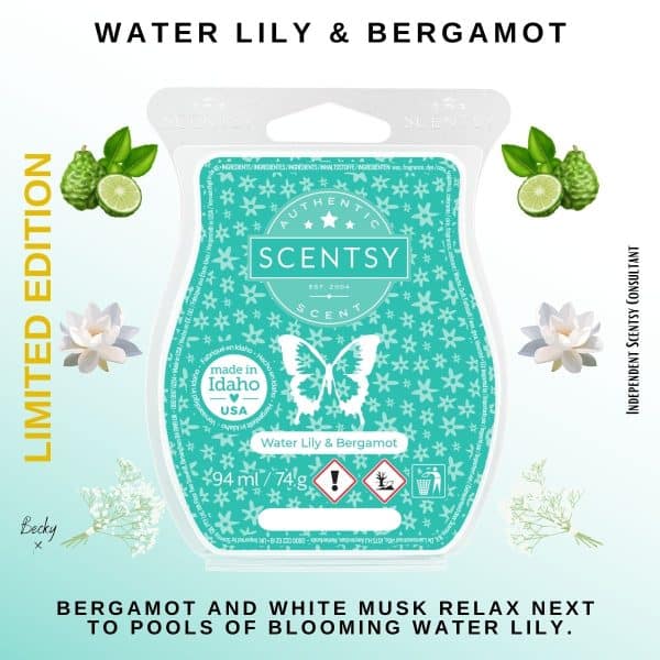 Water Lily & Bergamot Scentsy Bar