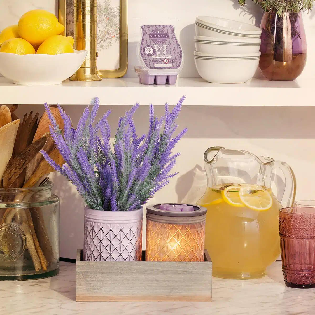 Scentsy UK Lavender Bouquet Warmer