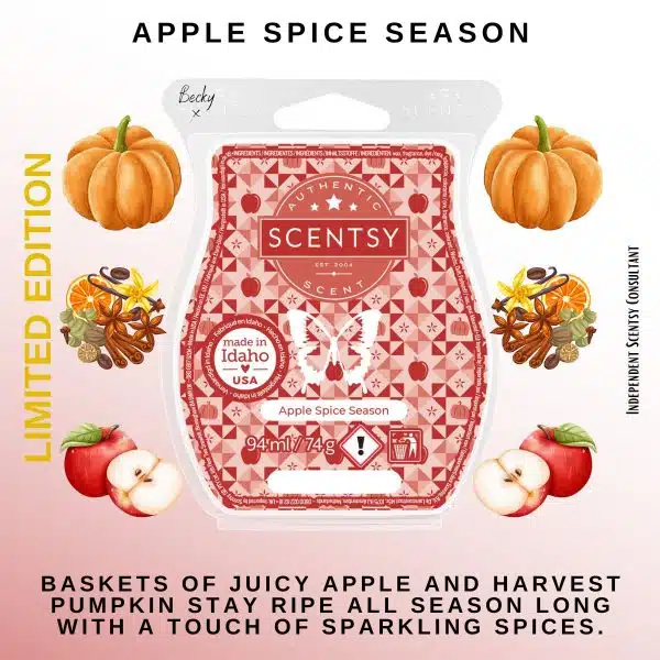 Apple Spice Season Scentsy Wax Bar