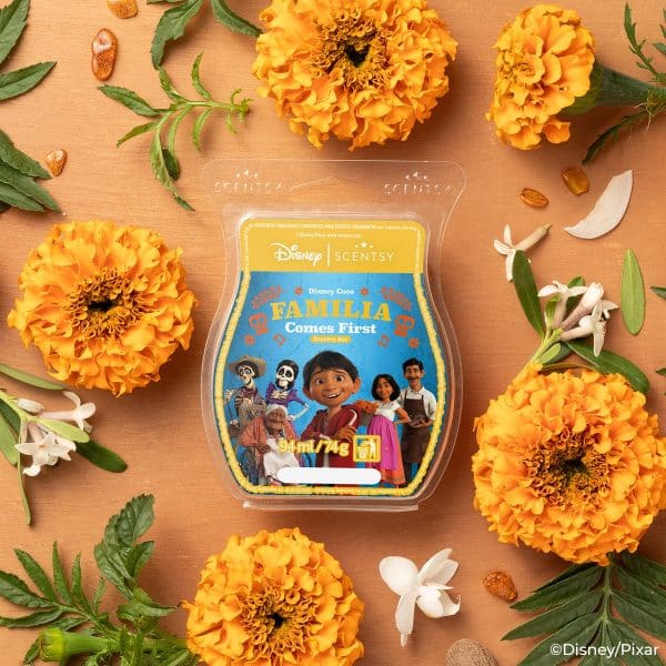 Disney Coco Familia Comes First Scentsy Wax Bar Styled