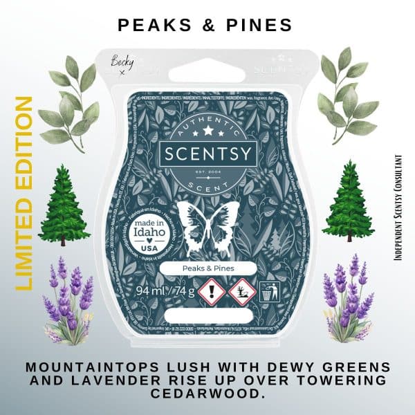 Peaks & Pines Scentsy Wax Bar