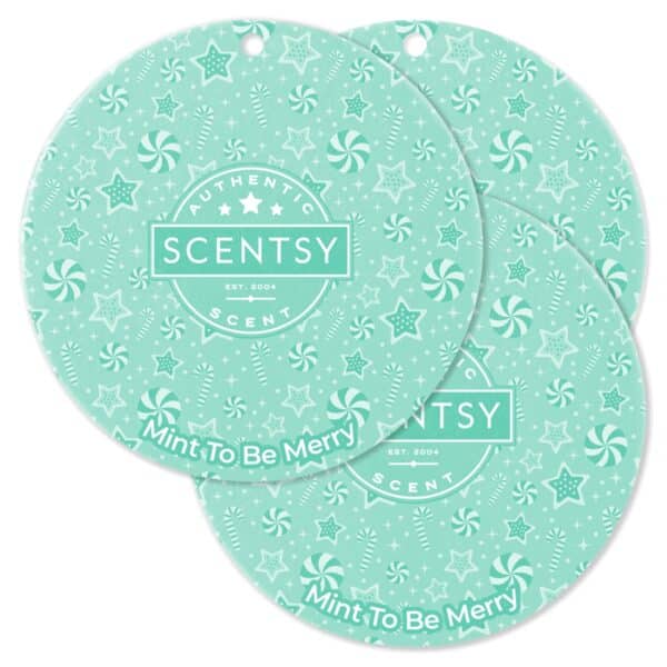 Mint To Be Merry Scentsy Scent Circle 3-pack