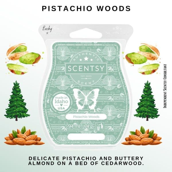 Pistachio Woods Scentsy Wax Bar