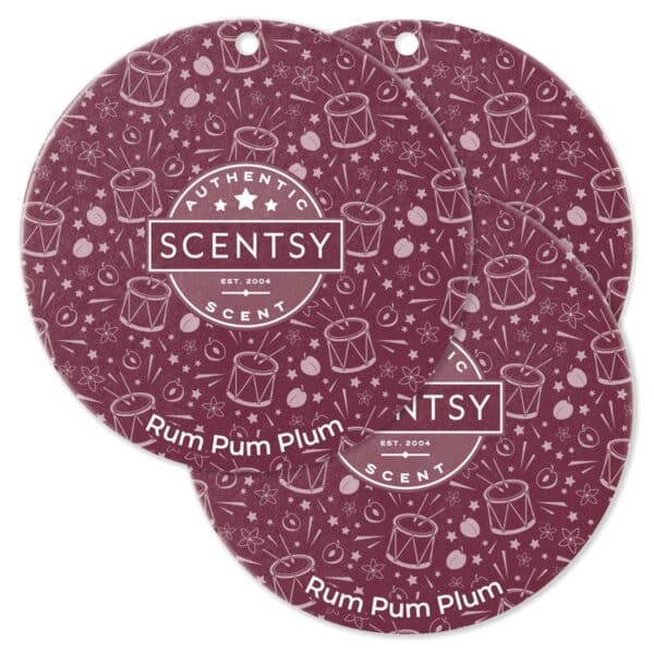 Rum Pum Plum Scentsy Scent Circle 3-pack