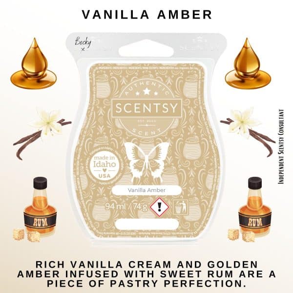 Vanilla Amber Scentsy Wax Bar