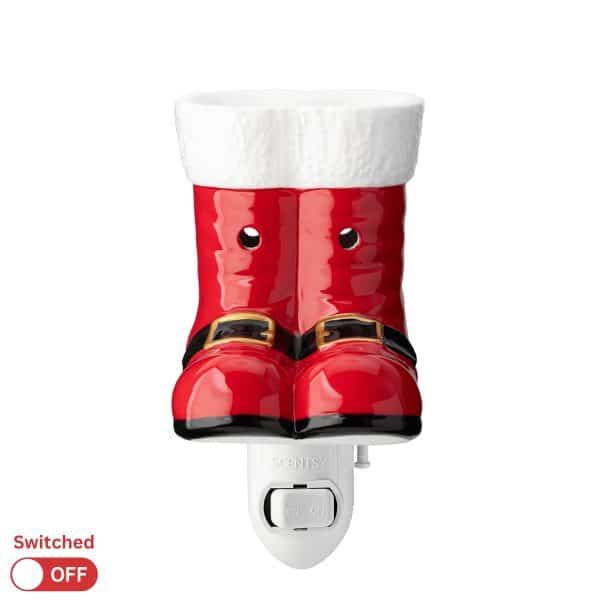 Down the Chimney Scentsy Plugin Mini Warmer (Santa Boots) Switched Off