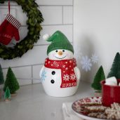 Looks Like Snow Scentsy Snowman Warmer Styled