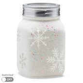 Snowflake Sparkle Scentsy Warmer Switched Off