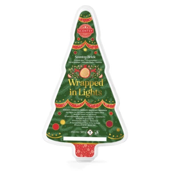 Wrapped in Lights Scentsy Brick