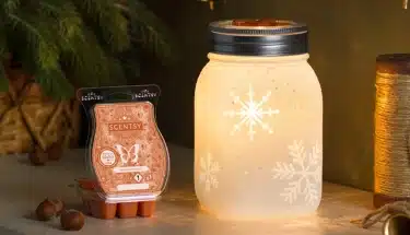 Snowflake Sparkle Scentsy Warmer of the Quarter