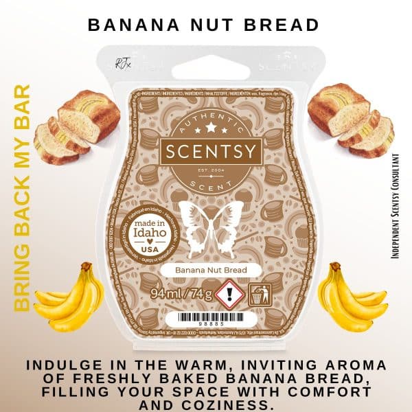 Banana Nut Bread Scentsy Bar