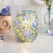 Periwinkle Petals Scentsy Warmer Styled