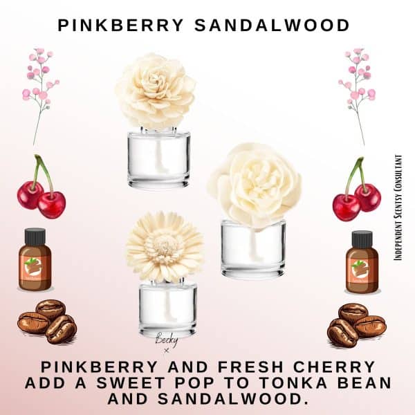 Pinkberry Sandalwood Scentsy Fragrance Flower