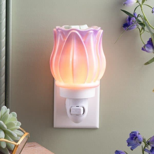 Prismatic Petal Scentsy Plugin Mini Warmer Styled