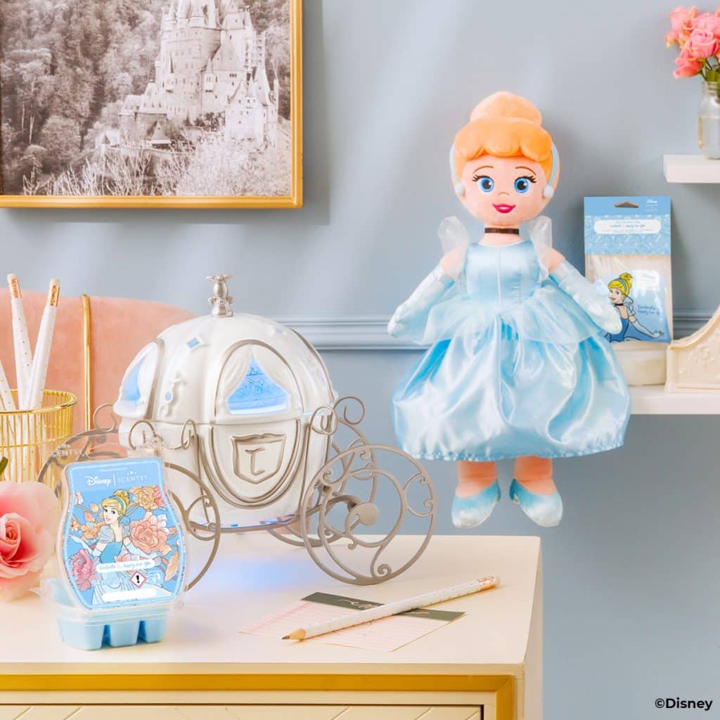 Products and fragrances inspired by Disney’s Cinderella.