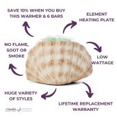 Seashell Scentsy Warmer Features & Benefits