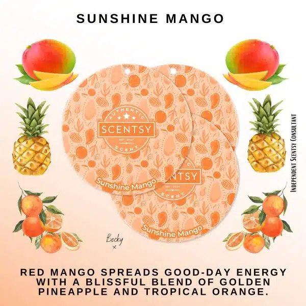 Sunshine Mango Scentsy Scent Circle