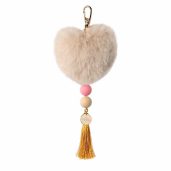 Taupe Heart Scentsy Charm Clip in Vanilla Bean Buttercream