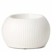 White Fluted Scentsy Warmer