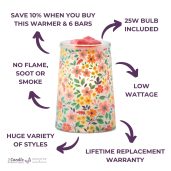 Wildflower Scentsy Warmer Features & Benefits